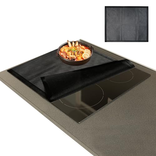 WestCH 52x61cm Große Silikon Induktionskochfeld Schutzmatte Induction Cooker Silikonmatte Induktion...