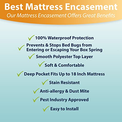 Image of Ultimate Bed Bug Blocker Zippered Mattress Protector (Full) by Crystal