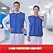X-ray Protective Lead Suit, Lead Vest for Adults, Lightweight Radiation Shield Half Lead Apron(0.25mmpb)