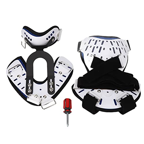 Dispositivo de Tracción del Cuello Cervical Ajustable, Suave y Transpirable para Rehabilitación con Material de Aleación de Aluminio, Fácil Limpieza, para la Fijación Pre