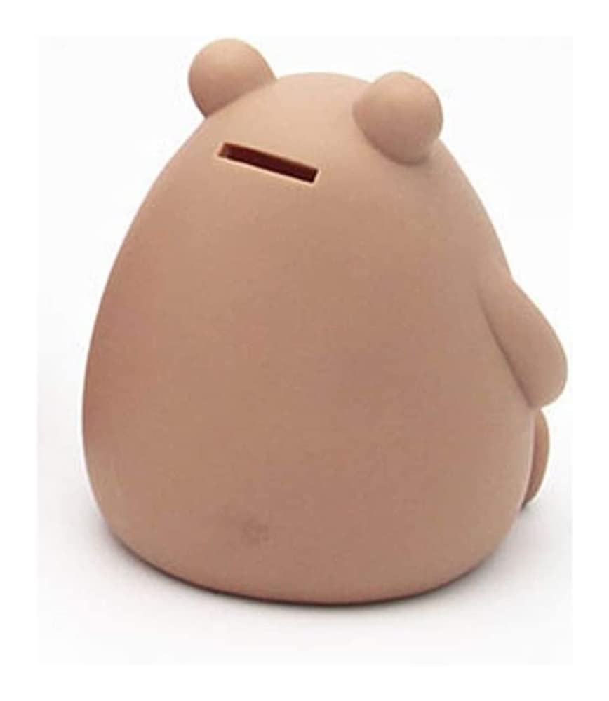 Salvadanaio Ornamenti da Scrivania Simpatico Salvadanaio A Forma di Orso, in Plastica in Vinile, A, Decorazione per La Casa Decorazioni(7.8 * 6.6in)