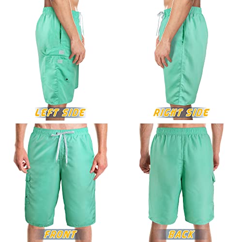Image of Mens Swimming Trunks Swim Trunks Quick Dry Swim Shorts with Mesh Lining Funny Swimwear Bathing Suits