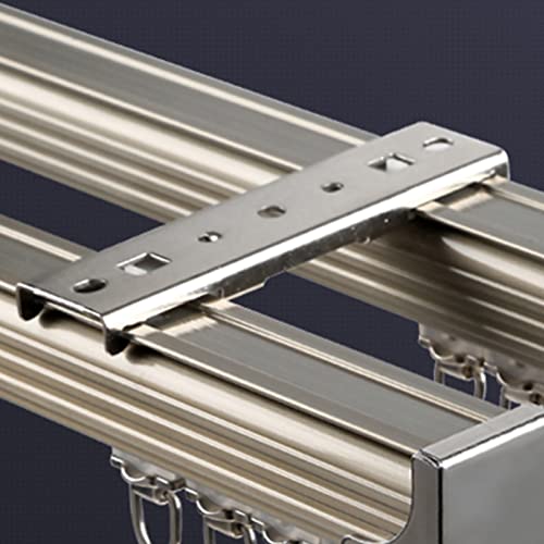 Dual Track Ceiling Mounting Brackets (4pcs), TOM TOOL Upgraded Aluminum Curtain Track -Special Accessories for Medium square rail