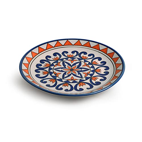 Image of ExclusiveLane 'Star Light' Ceramic Decorative Wall Plates Decor Hanging For Living Room Home Decoration Items (10 Inch, Handpainted)