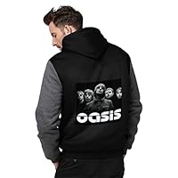 Amazon.co.jp: パーカー メンズ オアシス OASIS バンド ジップ