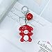 YTYASO Cartoon Acrylic Piglet Key Chain Pendant Lady Bag Car Key Children Toy Pendant Accessories