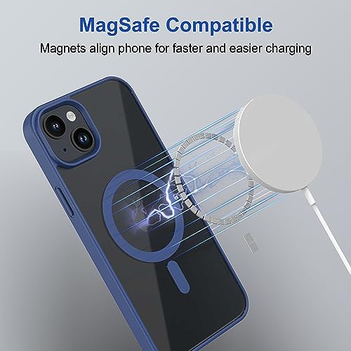 Image of amazon basics Back Case Cover for iPhone 15 Plus (Thermoplastic Polyurethane Blue)