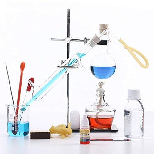 3.4fl oz  67.6fl oz nuevo laboratorio aceite esencial destilación Aparato destilador de agua purificador de cristal kits wembudo separador