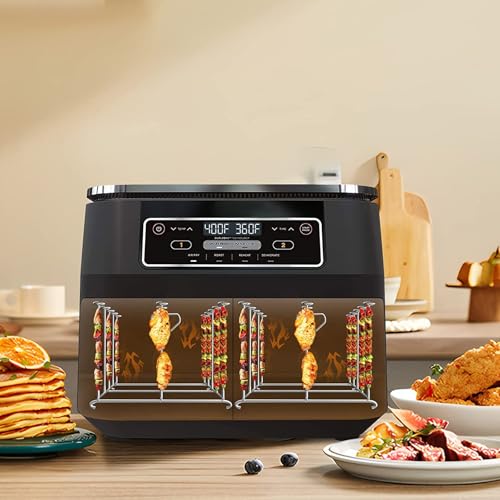 Brochettes pour friteuse à air chaud support acier inoxydable RoseFlower