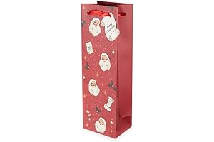 Santa's List Single-Bottle Cakewalk Wine Bag: Carry Your Holiday Cheer Wherever You Go
