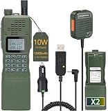 Baofeng AR-152 10W Ham Radio Powerful Military Grade Tactical Long Range Walkie Talkie with Speaker