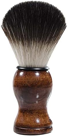 Qezodsx Men Shaving Brush Shave Wooden Handle Facial Beard Cleaning Appliance Pro Tool Safety Brush