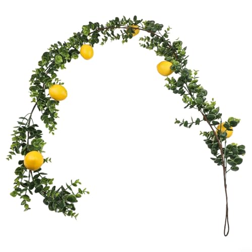 Guirlande de citron durable avec tige flexible pour draper sur les murs, tables, tonnelles et toiles de fond de cérémonie