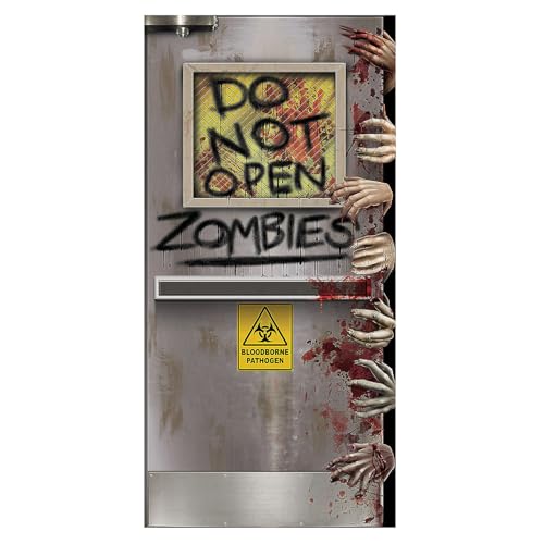 Beistle - Zombies Lab Door Cover - Standard