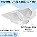 6 Pack Urine Collection Hat for Toilet, 32oz/1000cc Urine Catcher Specimen Collection Pans for Women, Urine Collector for Women and Men
