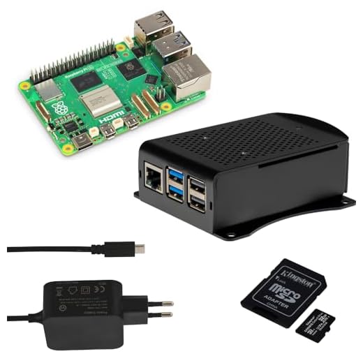 Raspberry Pi 5 / 4 GB Home Assistant Smarthomecentrale su scheda SD da 64 GB