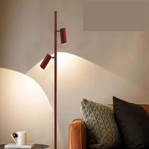 Lámpara de pie para sala de estar con iluminación fondo pared 5