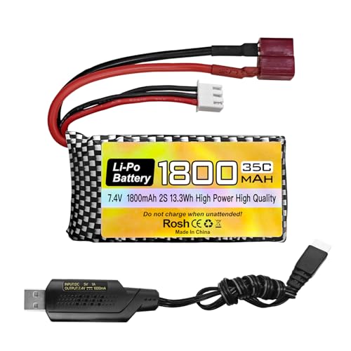 Sea Jump 7.4V 1800mAh LiPo Battery for WLTYOS RC Cars