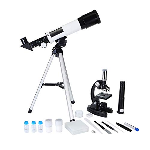 Refractor Telescope with Tripod & Finder Scope Portable Telescope for Kids miniatura 2