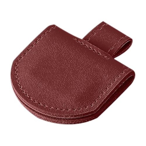 Leather Bookmark Pen Holders, Portable Multi-Purpose Stylish Clip | Notebook Leather Magnetic Bookmark Pen Holder for Reading No