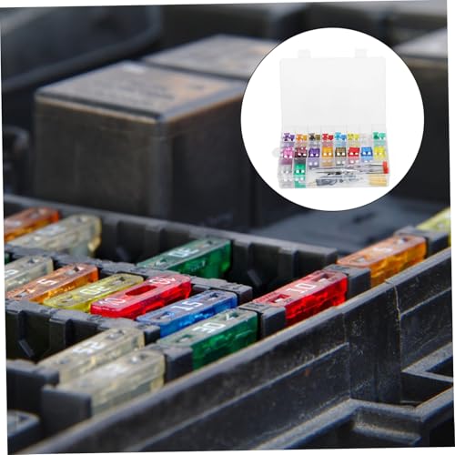 Kit de fusibles para automóvil Gatuida, 300 piezas, con probador de fusibles mini, resistente a altas temperaturas, de aluminio, apto para autos, camiones, RV y motocicletas miniatura 6