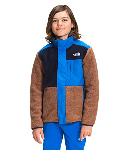 Image of THE NORTH FACE Boys' Forrest Mixed-Media Full Zip Fleece Jacket, Pinecone Brown, Small
