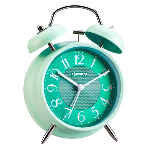 4loudalarmtwinbellalarmclocknightlightdeskclocktablealarmclockbedroomalarmclockgreenery Urban Country Home Decor 4 loud alarm twin bell alarm clock night light desk clock table alarm clock bedroom alarm clockgreenery urban country home decor