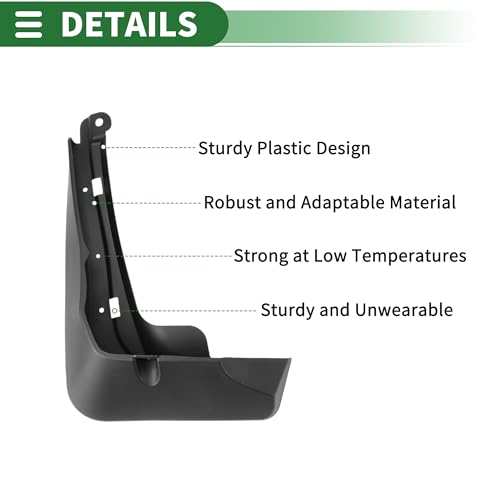 Image of Motoforti Mud Flaps Splash Guards Mud Guards for Honda HRV 2022-2024 W /Mount Accessories