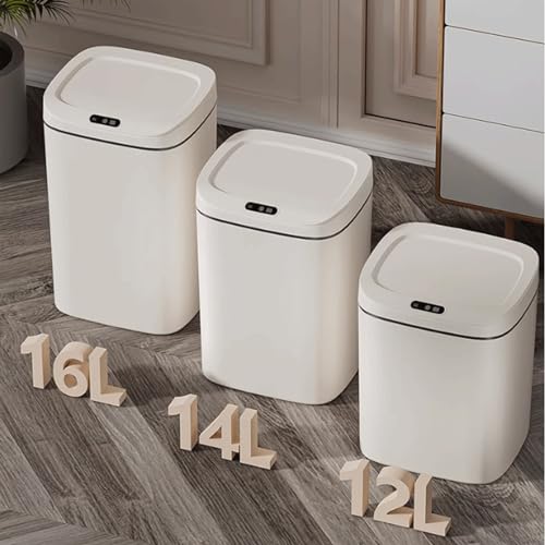 Caneca de basura eléctrica automática grande 14L miniatura 3