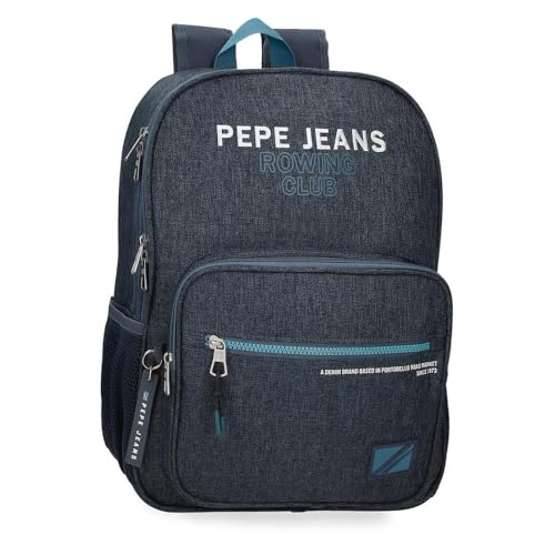 Pepe Jeans Unisex Para CriançA. 69122D1 Mochila De Dois Compartimentos Edmon 40 Cm AdaptáVel A Um Carrinho De Marinheiro (Osfa), Casual, Pol Pepe Jeans Unisex Para CriançA. 69122D1 Mochila De Dois Compartimentos Edmon 40 Cm AdaptáVel A Um Carrinho De Marinheiro (Osfa), Casual, Pol