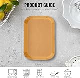 Roe Tenpo Air Fryer Liners Disposable 5.5 Inch 100pcs Rectangular, Non-Stick Baking Parchment Paper Liners, Compatible with Ninja, Tower and Other Dual Zone Air Fryers (5.5 Inch 100pcs Rectangle) - Image 5