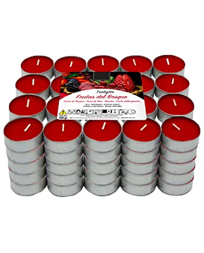 Lumar Aromatic Velas de té aromáticas (Frutos Rojos Pack 100