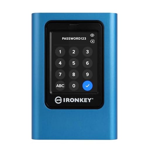 Kingston IronKey Vault Privacy 80 - Externe SSD - FIPS 197-zertifiziert mit XTS-AES-256-Bit-Verschlüsselung-Up to 250MB/s beim Lesen, 250MB/s beim Schreiben - IKVP80ES/1920G