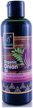 The EnQ Organic Onion Oil For Hair Growth and Anti Hair Fall 100% Ayurvedic Herbal 200 ml