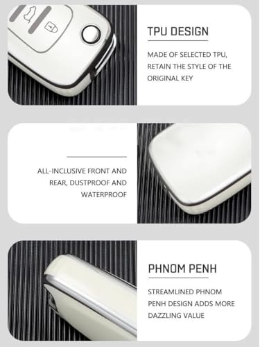 Coque de clé voiture pour Hyundai Grand Starex protection chic au quotidien