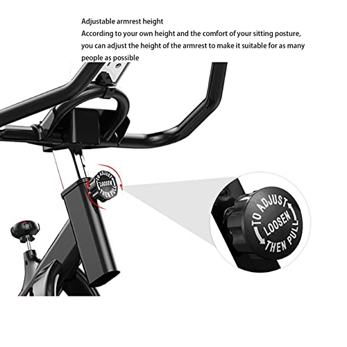 Image of Exercise Bike, Stationary Bikes Cardio Workout Machine, Silent Magnetic Resistance Indoor Cycling Bike with Comfortable Seat Cushion, Cycle Bike For Home Cardio Gym
