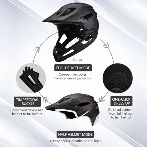 Casco protector de bicicleta de montaña que evita la fatiga cervical por peso 6