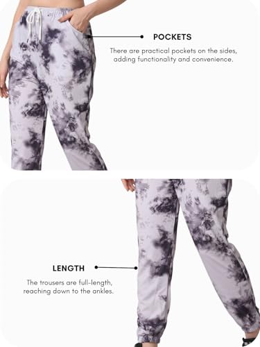 Image of Leriya Fashion Women's Joggers Harem Pants Lightweight Athletic Tapered Lounge Pants for Workout Yoga Running with Pockets
