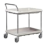 neoLab 2-7053 Mehrzweckwagen mit Wanne, 2 Etagen