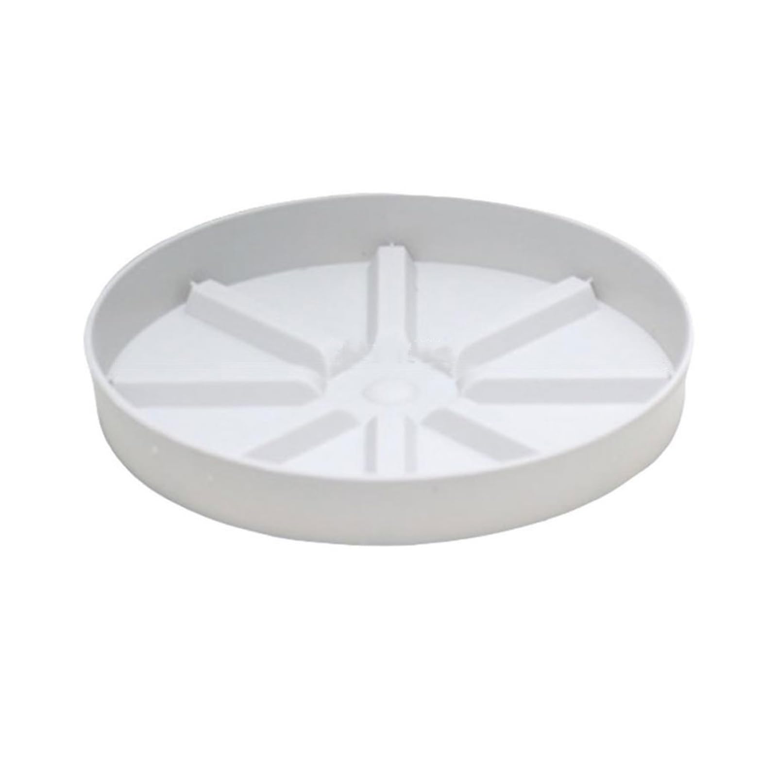 K5C7S3W9D6 plant dish saucer Plant Saucer Container PP Planter Drip Trays for Garden Home Indoors(White)