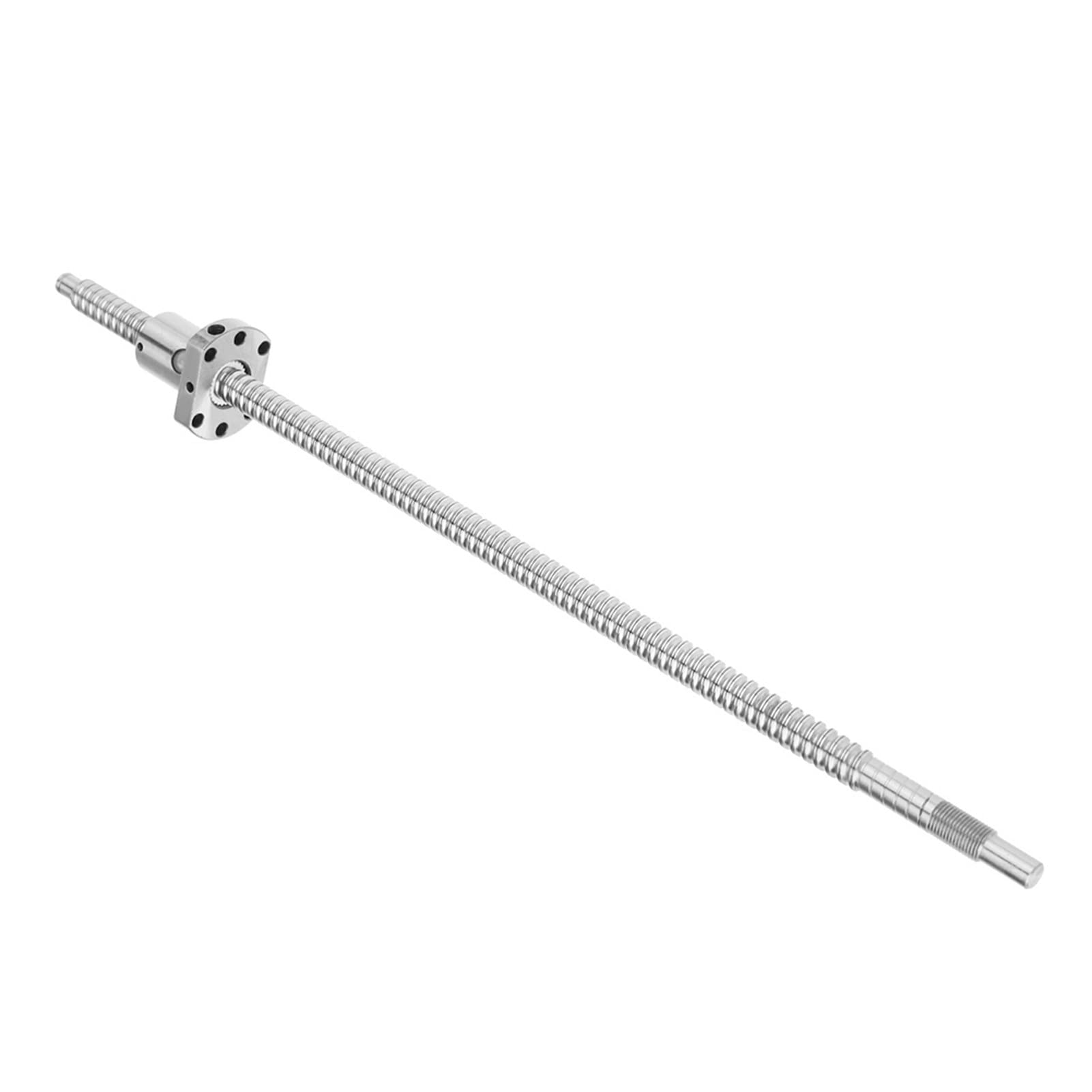 Tornillo De Bola Husillo Rothread 12 Mm 400 Mm Bola Esférica Con Contratuerca Sin Soportes Laterales Para Maquinaria Industrial
