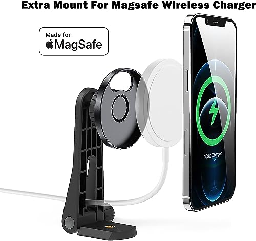 UBeesize 三脚マウント MagSafe用 スマホクリップ 三脚ホルダー マグネット三脚ホルダー iPhone15/14/13/12シリーズ&すべてのAndroid適用 LX023BK の商品画像 5