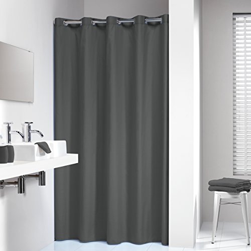 Sealskin Coloris Douchegordijn, Polyester, Grijs, 180 x 200 Cm, 1.0 Unit - Image 4