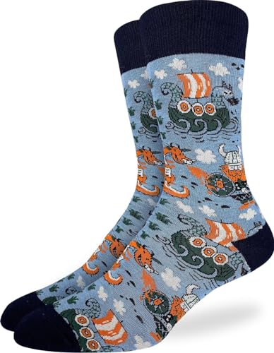 Good Luck Sock Mens Viking Socks Adult Shoe Size 7-12