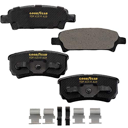 Goodyear Brakes GYD1037 | Ceramic Rear Brake Pads fit