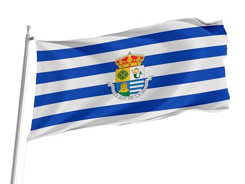 Bandera Del Orgullo Villanueva De La Serena, Badajoz Spain Province Bandera Balcón Clásico Garden Flag Decoraciones Banderas Premium Para Patio Jardin Desfile 90X152Cm