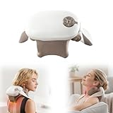 Massaggiatore Cervicale, 2025 Nuovo Massaggiatore Schiena E Collo, Massaggio Elettrico Per Tessuti Profondi 4d, Massaggio Profondo Per Muscoli Tesi, Allevia Affaticamento (bianco)