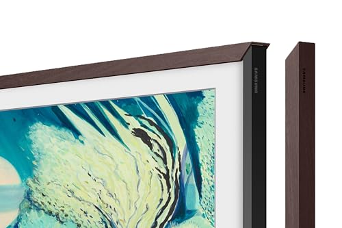 Image of Samsung 50-inch The Frame Customizable Bezel Modern Brown (VG-SCFA50BWBZA, 2021 Model)