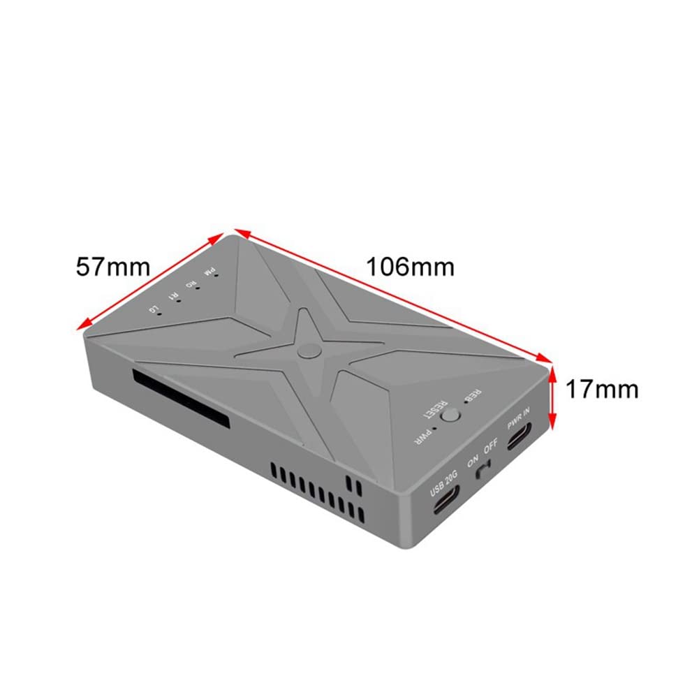 M.2 NVME SSD Dual bay M2 SSD Case Support M.2 Nvme SSD Disk per SSD Hard Disk Box Type-C USB3.2 GEN2 20 Gbps