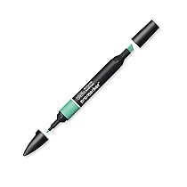 Winsor & Newton 0203223 – Pennarello a Doppia Punta , Verde (Mint Green), 3.5×19.5×1.4 cm